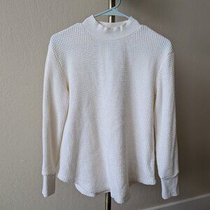 Madewell waffle knit thermal long sleeve tee, XXS but fits like XS